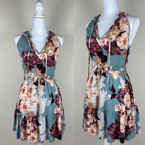Band Of Gypsies Retro Boho Floral Dress